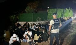 Muğla Fethiye'de yarısı çocuk 36 düzensiz göçmen yakalandı!