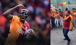 Osimhen'in gözdesi İzmir'den çıktı: Galatasaray formasıyla sokakta dans eden adam kim?