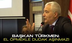 AK Partililere' Ankara'ya birlikte gidelim diyen Başkan Türkmen'den ''El öpmekle dudak aşınmaz'' mesajı