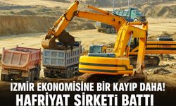 İzmir ekonomisine bir kayıp daha: Hafriyat şirketi battı!