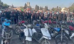 Kazıntılı ve çalıntı motosikletler ele geçirildi