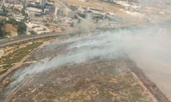 İzmir Bornova'da makilik ve otluk alanda yangın: Müdahale sürüyor!