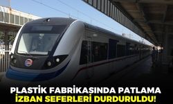 İzmir Konak'ta yangın: İZBAN seferleri durduruldu!