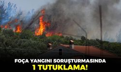 İzmir Foça’daki orman yangını soruşturmasında 1 kişi tutuklandı