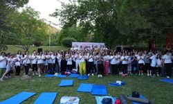 Denizli Çamlık Parkı’nda yoga ruhu buluştu