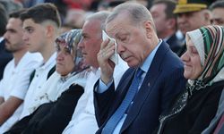 Cumhurbaşkanı Erdoğan'ın 15 Temmuz Anma Töreninde duygu dolu anları!