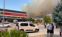 Çanakkale’de orman yangını paniği: Devlet hastanesi kısmen tahliye edildi
