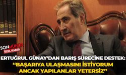 Ertuğrul Günay’dan, barış sürecine destek: “Başarıya ulaşmasını istiyorum ancak yapılanlar yetersiz”