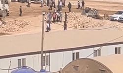 İnşaat şantiyesinde işçiler birbirine girdi!