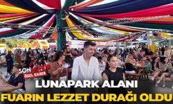 Lunapark alanı, fuarın lezzet durağı oldu
