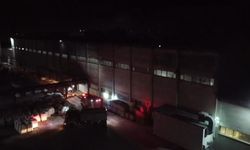 Balıkesir Organize Sanayi Bölgesi’nde korkutan yangın!