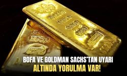 Altında yükseliş sürecek mi? Bank of America ve Goldman Sachs'tan ''Temkinli ol'' uyarısı geldi