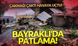 İzmir Bayraklı'da patlama! Yaralılar var