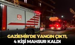 Gece yarısı Gaziemir’de alev paniği!