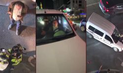 Esenyurt’ta trafik kavgası kanlı bitti... Kadın motorcu kaputta sürüklendi