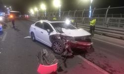 Köprü üzerinde zincirleme kaza: 4 yaralı