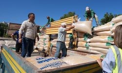 Yangın sonrası Buldan’da üreticiye destek eli