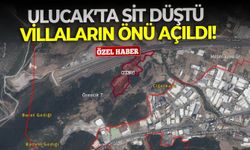 Ulucak’ta sit düştü Villaların önü açıldı!
