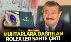Muhtarlara dağıtılan Rolex'ler sahte çıktı!