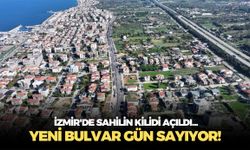 İzmir'de sahilin kilidi açıldı! Yeni bulvar gün sayıyor!