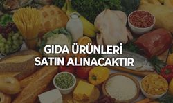 GIDA ÜRÜNLERİ SATIN ALINACAKTIR