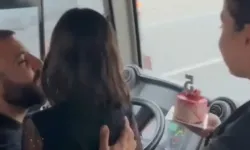 Sakarya’da halk otobüsü şoförüne sefer sırasında doğum günü sürprizi
