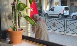 Eskişehir’de duygulandıran an!   Türk bayrağını öpüp başına koydu