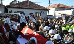 Salihli şehidini uğurladı: polis Ali Barut toprağa verildi...