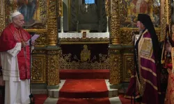 Papa 14. Leo, Fener Rum Patrikhanesi’ni ziyaret edip halka açık ayine katıldı