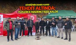 Divriği'de eylem: Yüzlerce madenci işsiz kaldı!