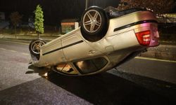 Takla atan araçtan sürücü çıkmadı! Yarım saat sonra verilen ifade inandırmadı