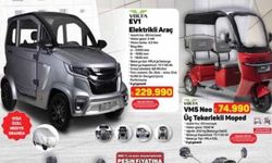 A101 indirimli aktüel katalog yayında! 18 Aralık kataloğunda elektrikli araba 229 bin lira