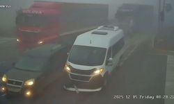 Zincirleme trafik kazası kameralarda! 20 yaralı