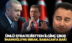Dünyaca ünlü stratejistten ilginç yorum: Cumhurbaşkanı Erdoğan'ı yenebilecek tek lider İmamoğlu değil!