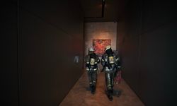 Bayraklı’daki 47 katlı binada nefes kesen tatbikat!