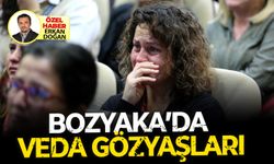 Bozyaka'da veda gözyaşları...