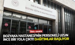 Bozyaka Hastanesi’nin personeli uzun ince bir yola çıktı! Dağıtımlar başlıyor