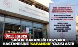 Bozyaka Hastanesi 22 Aralık’ta kapanıyor!