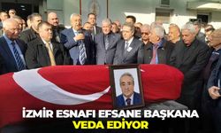 İzmir esnafı, efsane başkana veda ediyor