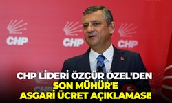 CHP Lideri Özgür Özel'den Son Mühür'e asgari ücret açıklaması!