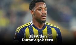 UEFA’dan Fenerbahçeli Jhon Duran’a 2 maç men cezası