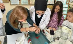 Geleneksel sanatın bilimsel yüzü: Ebru teknesinde fizik dersleri veriliyor!