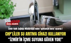 ‘Suyumuz güvenilir’ deyip, evinde su arıtma cihazı kullanan CHP’li meclis üyesi kim?