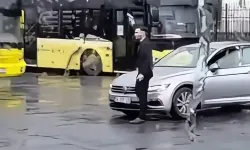 Şehrin göbeğinde kurşun sıktı, o anları arkadaşına kaydettirdi