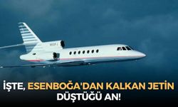 SON DAKİKA İlk görüntü geldi: İşte, Esenboğa'dan kalkan jetin düştüğü an!