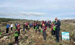 İzmir'de 100 yaşındaki hayırsevere en anlamlı hediye: Yüzlerce fidan