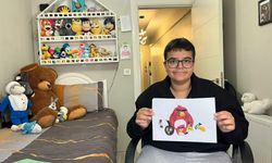 İzmir'de görenleri hayrete düşüren hafıza: Atakan'ın karikatürleri duvarları süslüyor!