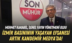 İzmir basınının yaşayan efsanesi Mehmet Karabel, artık Kandemir Medya’da