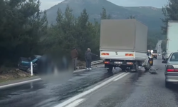 İzmir Menderes'te can pazarı! Yol trafiğe kapatıldı