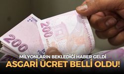 SON DAKİKA Milyonların beklediği haber geldi! Yeni asgari ücret belli oldu!